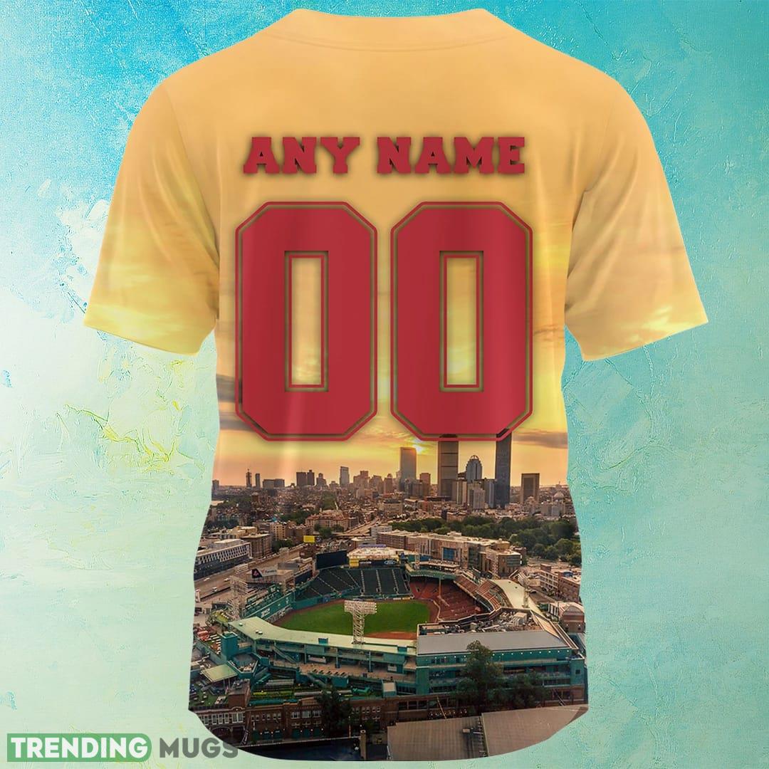 Boston Red Sox Baseball Jersey Shirt MLB Exclusive Custom Number And Name Football Jersey Boston Red Sox Baseball Jersey Shirt MLB Exclusive Custom Number And Name Football Jersey