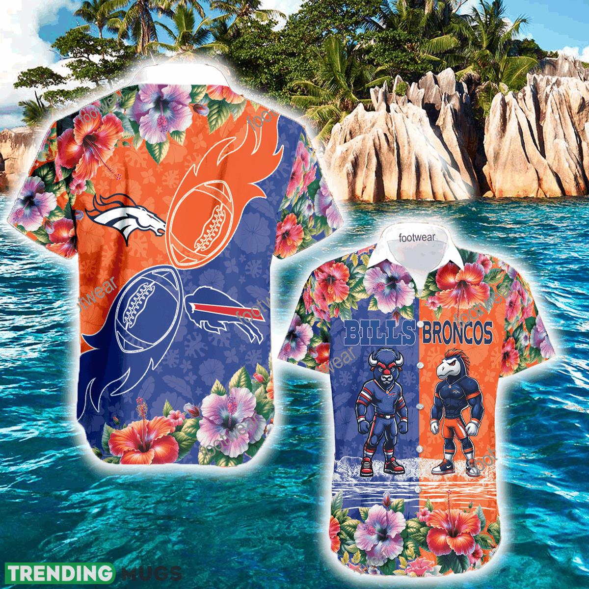 Buffalo Bills VS Denver Broncos New New AOP Hawaiian Shirt For Summer - Buffalo Bills VS Denver Broncos New New AOP Hawaiian Shirt For Summer Buffalo Bills VS Denver Broncos New New AOP Hawaiian Shirt For Summer - Buffalo Bills VS Denver Broncos New New AOP Hawaiian Shirt For Summer