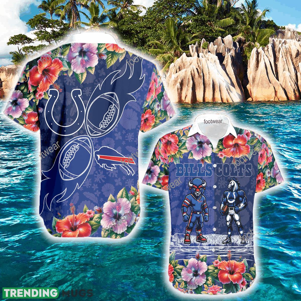 Buffalo Bills VS Indianapolis Colts Organic Logo Beach Hawaiian Shirt For Men And Women - Buffalo Bills VS Indianapolis Colts Organic Logo Beach Hawaiian Shirt For Men And Women Buffalo Bills VS Indianapolis Colts Organic Logo Beach Hawaiian Shirt For Men And Women - Buffalo Bills VS Indianapolis Colts Organic Logo Beach Hawaiian Shirt For Men And Women