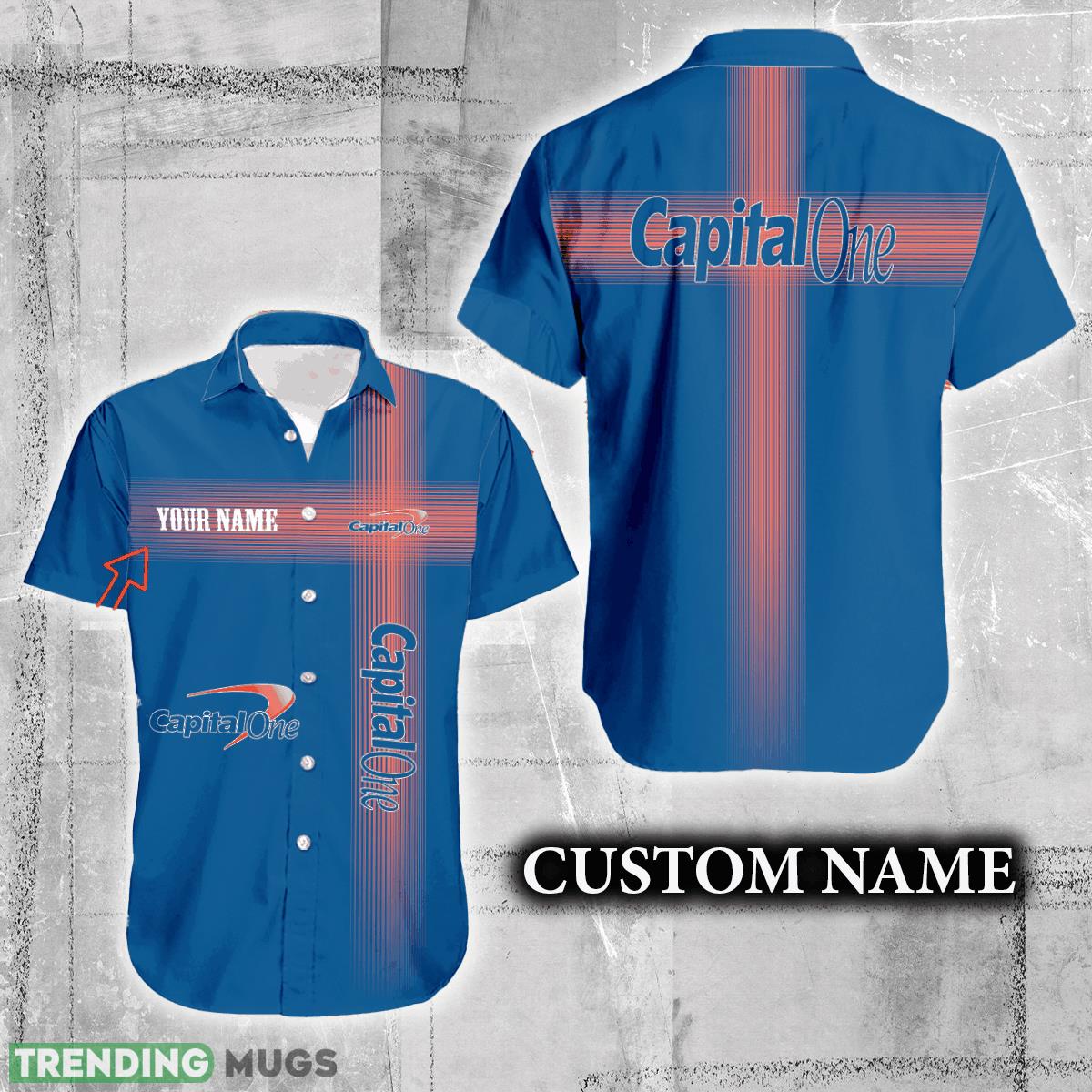 Capital One Logo Brand Hawaiian Shirt Custom Name Trending Summer - Capital One Logo Brand Hawaiian Shirt Custom Name Trending Summer Capital One Logo Brand Hawaiian Shirt Custom Name Trending Summer - Capital One Logo Brand Hawaiian Shirt Custom Name Trending Summer