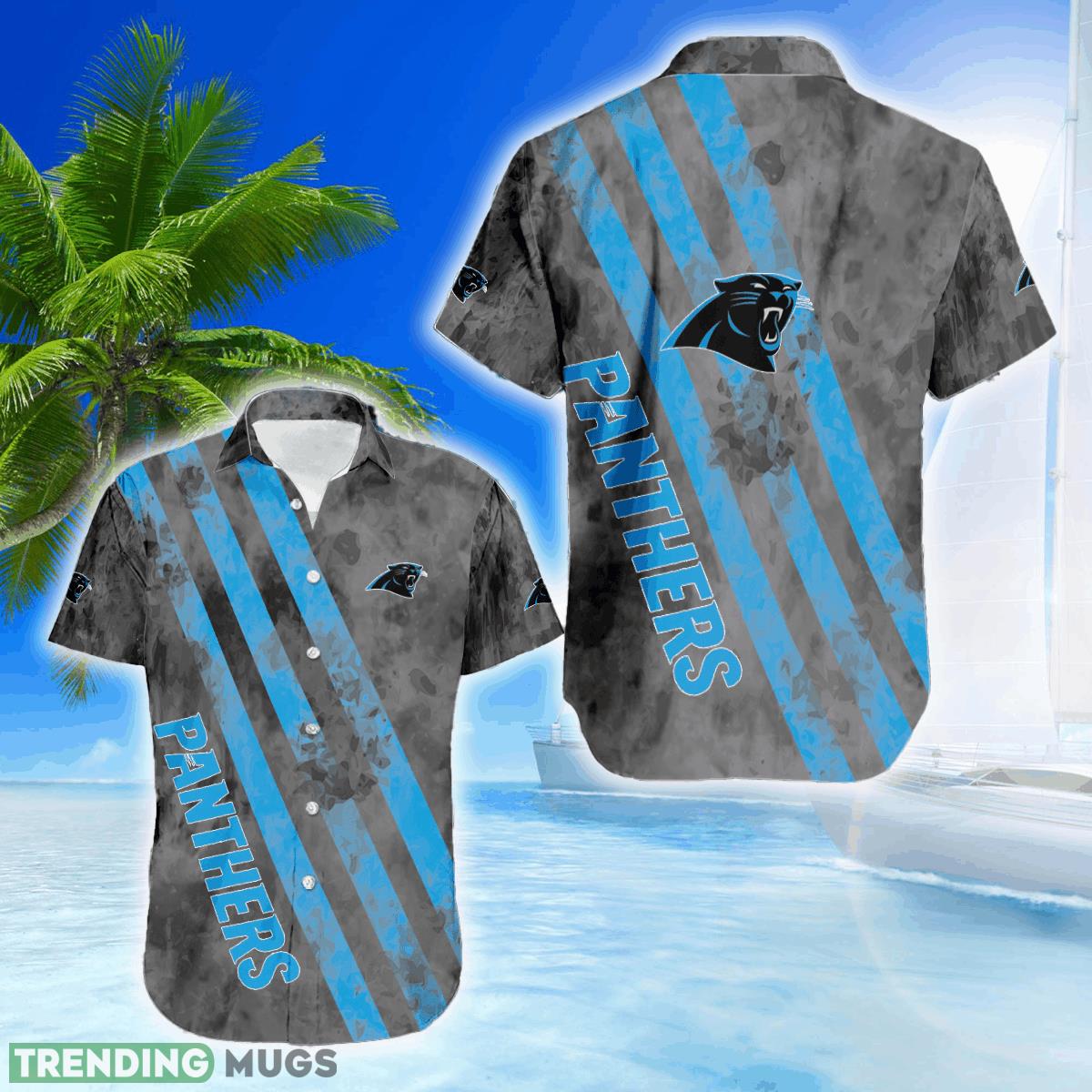 Carolina Panthers Hawaiian Shirt Style New Stripes Gift For Fans Summer - Carolina Panthers Hawaiian Shirt Style New Stripes Gift For Fans Summer