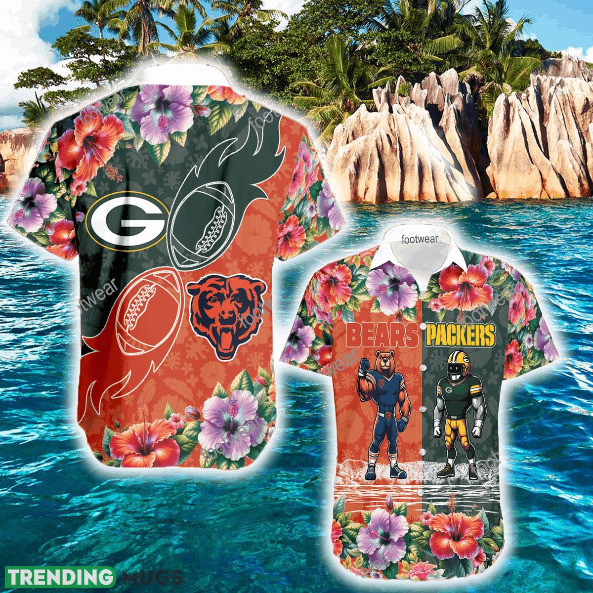 Chicago Bears VS Green Bay Packers Luau New Beach Hawaiian Shirt Gift For Fans - Chicago Bears VS Green Bay Packers Luau New Beach Hawaiian Shirt Gift For Fans Chicago Bears VS Green Bay Packers Luau New Beach Hawaiian Shirt Gift For Fans - Chicago Bears VS Green Bay Packers Luau New Beach Hawaiian Shirt Gift For Fans
