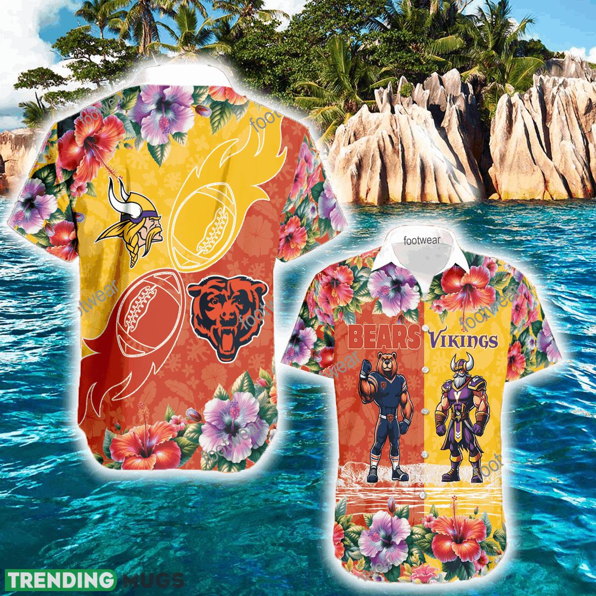 Chicago Bears VS Minnesota Vikings Beach Logo 3D Hawaiian Shirt Men And Women Gift - Chicago Bears VS Minnesota Vikings Beach Logo 3D Hawaiian Shirt Men And Women Gift Chicago Bears VS Minnesota Vikings Beach Logo 3D Hawaiian Shirt Men And Women Gift - Chicago Bears VS Minnesota Vikings Beach Logo 3D Hawaiian Shirt Men And Women Gift
