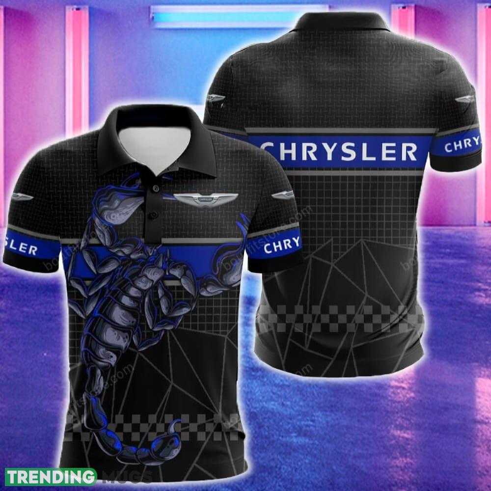 Chrysler Car 3D Polo Shirt Golf Pattern Scorpion Gift For Men Women Fans - Chrysler Car 3D Polo Shirt Golf Pattern Scorpion Gift For Men Women Fans Chrysler Car 3D Polo Shirt Golf Pattern Scorpion Gift For Men Women Fans - Chrysler Car 3D Polo Shirt Golf Pattern Scorpion Gift For Men Women Fans