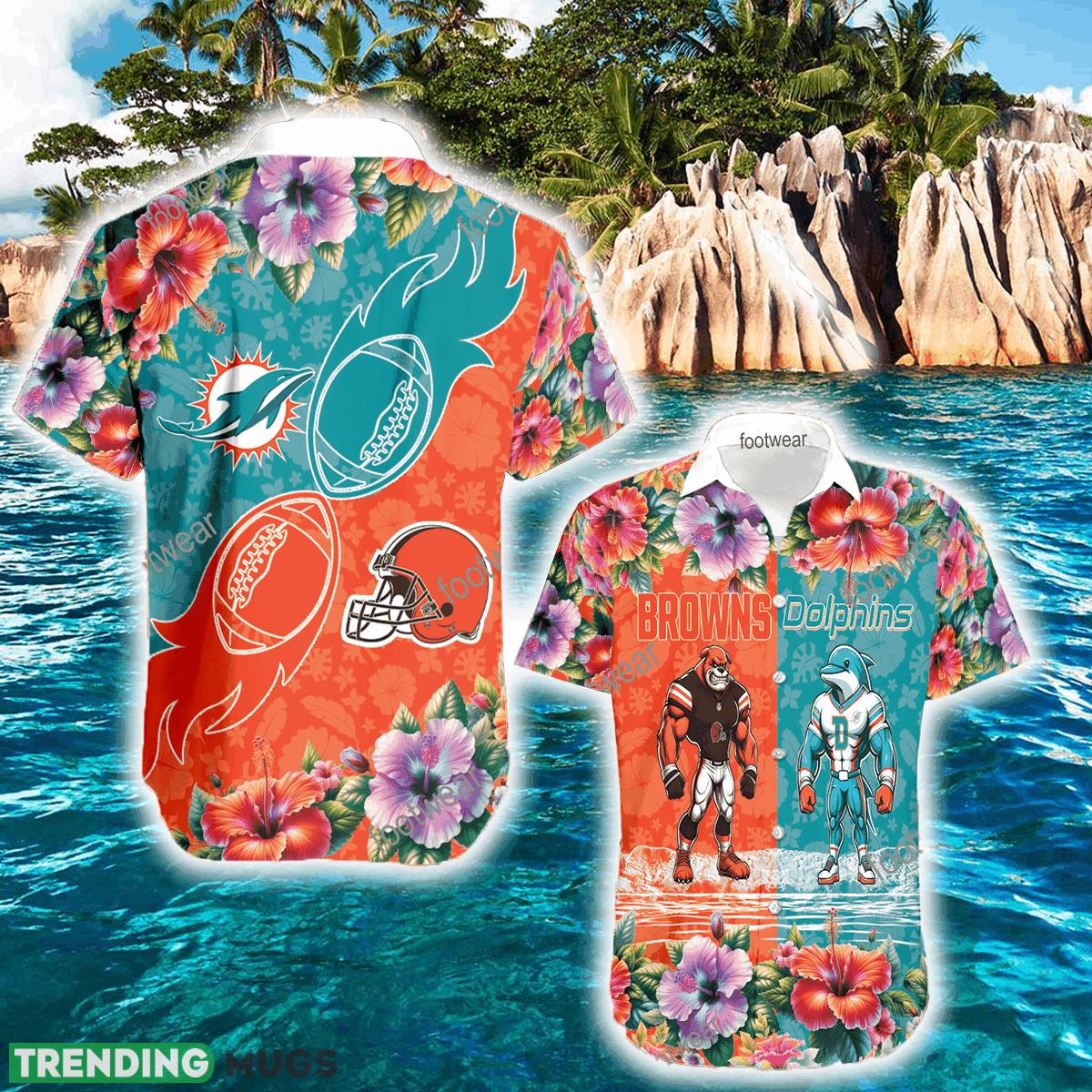 Cleveland Browns VS Miami Dolphins Affordable New Beach Hawaiian Shirt Men And Women Gift - Cleveland Browns VS Miami Dolphins Affordable New Beach Hawaiian Shirt Men And Women Gift Cleveland Browns VS Miami Dolphins Affordable New Beach Hawaiian Shirt Men And Women Gift - Cleveland Browns VS Miami Dolphins Affordable New Beach Hawaiian Shirt Men And Women Gift