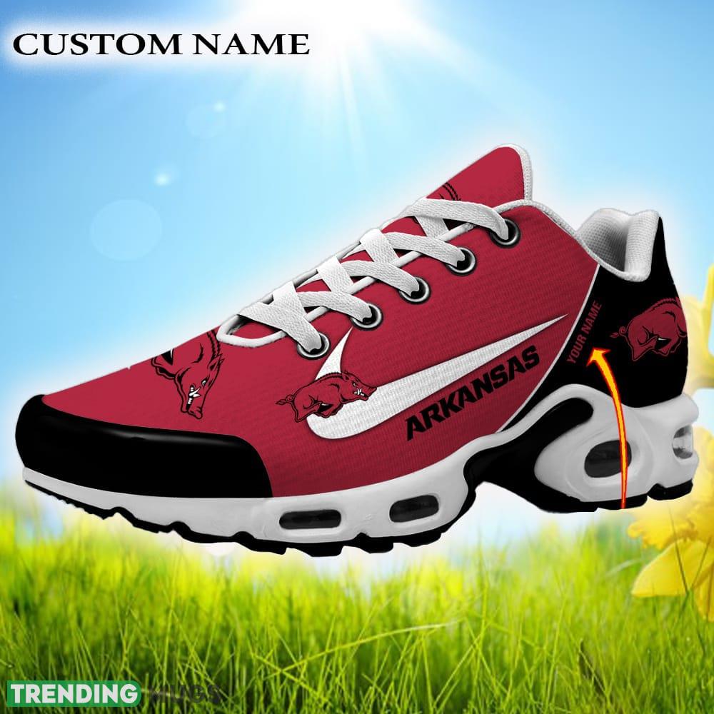 Custom Name Arkansas Razorbacks NCAA Air Cushion Sports Shoes Unique New Sneakers For Men Women Gift - Arkansas Razorbacks Personalized NCAA Air Cushion Shoes_1 Custom Name Arkansas Razorbacks NCAA Air Cushion Sports Shoes Unique New Sneakers For Men Women Gift - Arkansas Razorbacks Personalized NCAA Air Cushion Shoes_1