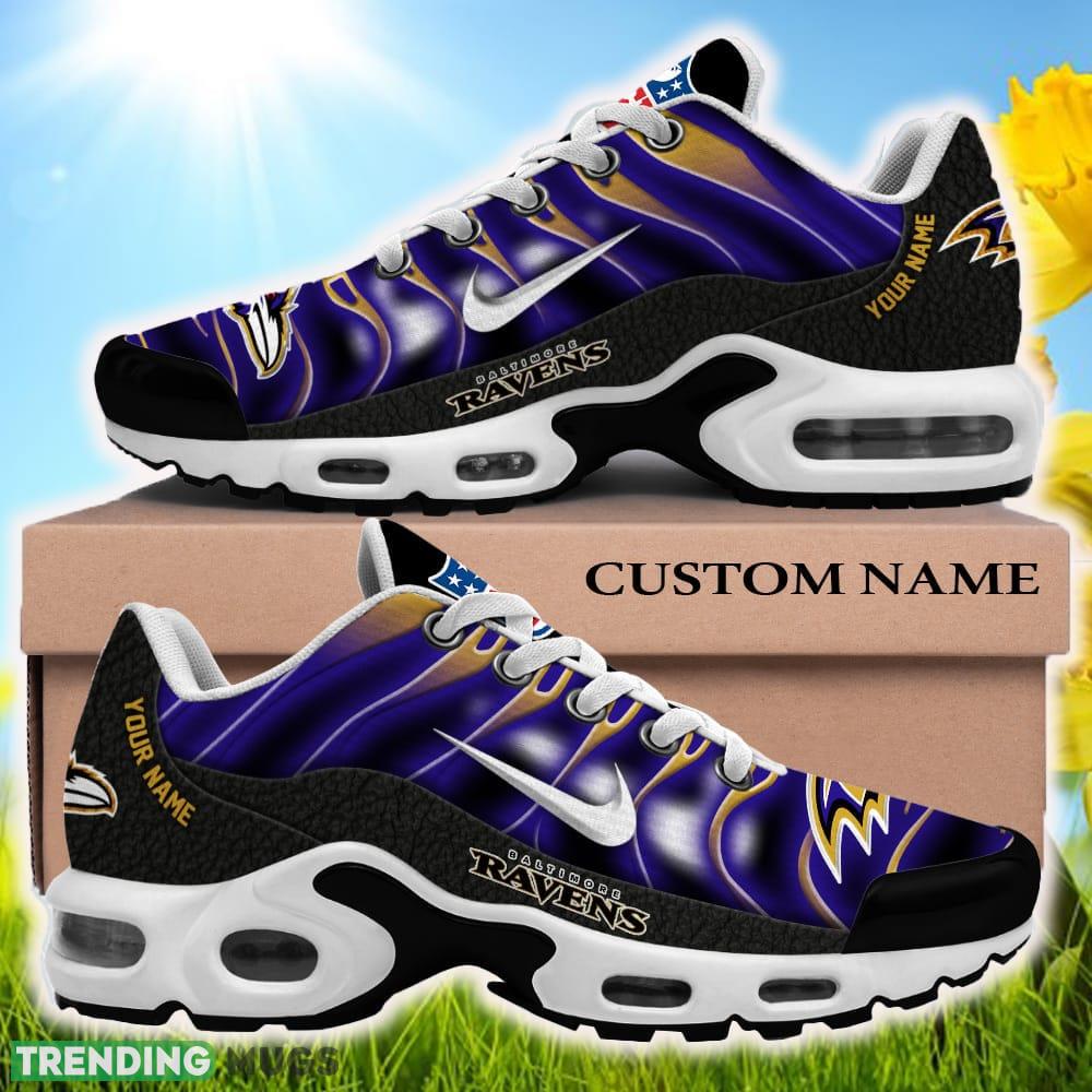 Custom Name Baltimore Ravens NFL Teams Air Cushion Sports Shoes Traditional New Sneakers For Men Women Gift Shoes & Sneaker Custom Name Baltimore Ravens NFL Teams Air Cushion Sports Shoes Traditional New Sneakers For Men Women Gift Shoes & Sneaker