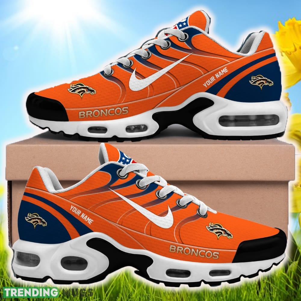 Custom Name Denver Broncos NFL Teams Custom Name Air Cushion Sports Shoes Authentic New Sneakers For Men Women Gift Shoes & Sneaker Custom Name Denver Broncos NFL Teams Custom Name Air Cushion Sports Shoes Authentic New Sneakers For Men Women Gift Shoes & Sneaker