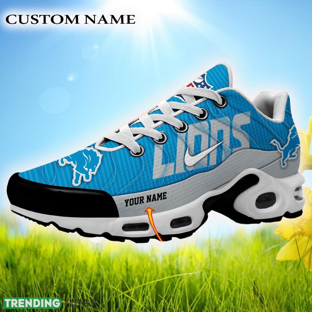 Custom Name Detroit Lions NFL Air Cushion Sports Shoes Classic New Sneakers For Men Women Gift - Detroit Lions NFL Teams Personalized Air Cushion Shoes_1 Custom Name Detroit Lions NFL Air Cushion Sports Shoes Classic New Sneakers For Men Women Gift - Detroit Lions NFL Teams Personalized Air Cushion Shoes_1