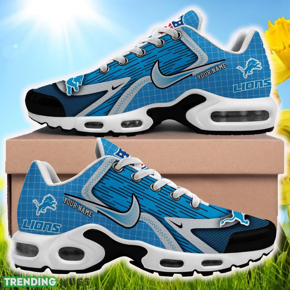 Custom Name Detroit Lions NFL Teams Custom Name Air Cushion Sports Shoes Collar New Sneakers For Men Women Gift Shoes & Sneaker Custom Name Detroit Lions NFL Teams Custom Name Air Cushion Sports Shoes Collar New Sneakers For Men Women Gift Shoes & Sneaker