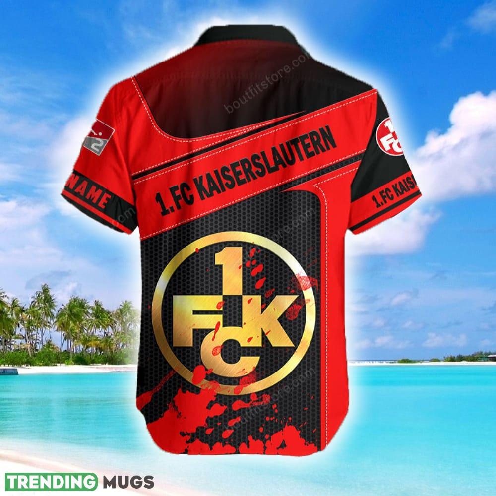 Custom Name FC Kaiserslautern Limited Edition Logo All Over Print Hawaiian Shirt For Summer Hawaiian Shirt Custom Name FC Kaiserslautern Limited Edition Logo All Over Print Hawaiian Shirt For Summer Hawaiian Shirt