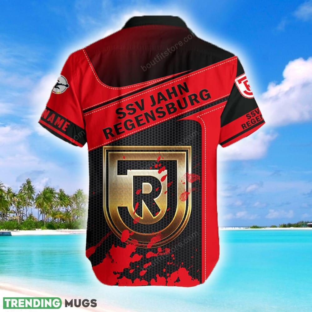 Custom Name Jahn Regensburg Modern Logo All Over Print Hawaiian Shirt Men And Women Gift Hawaiian Shirt Custom Name Jahn Regensburg Modern Logo All Over Print Hawaiian Shirt Men And Women Gift Hawaiian Shirt