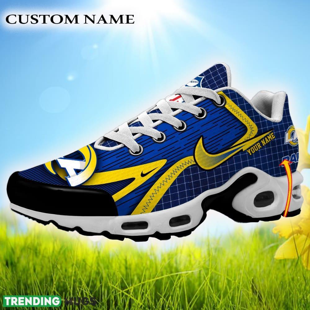 Custom Name Los Angeles Rams NFL Teams Custom Name Air Cushion Sports Shoes Hula New Sneakers For Men Women Gift - Los Angeles Rams NFL Teams Custom Name Air Cushion Shoes_1 Custom Name Los Angeles Rams NFL Teams Custom Name Air Cushion Sports Shoes Hula New Sneakers For Men Women Gift - Los Angeles Rams NFL Teams Custom Name Air Cushion Shoes_1