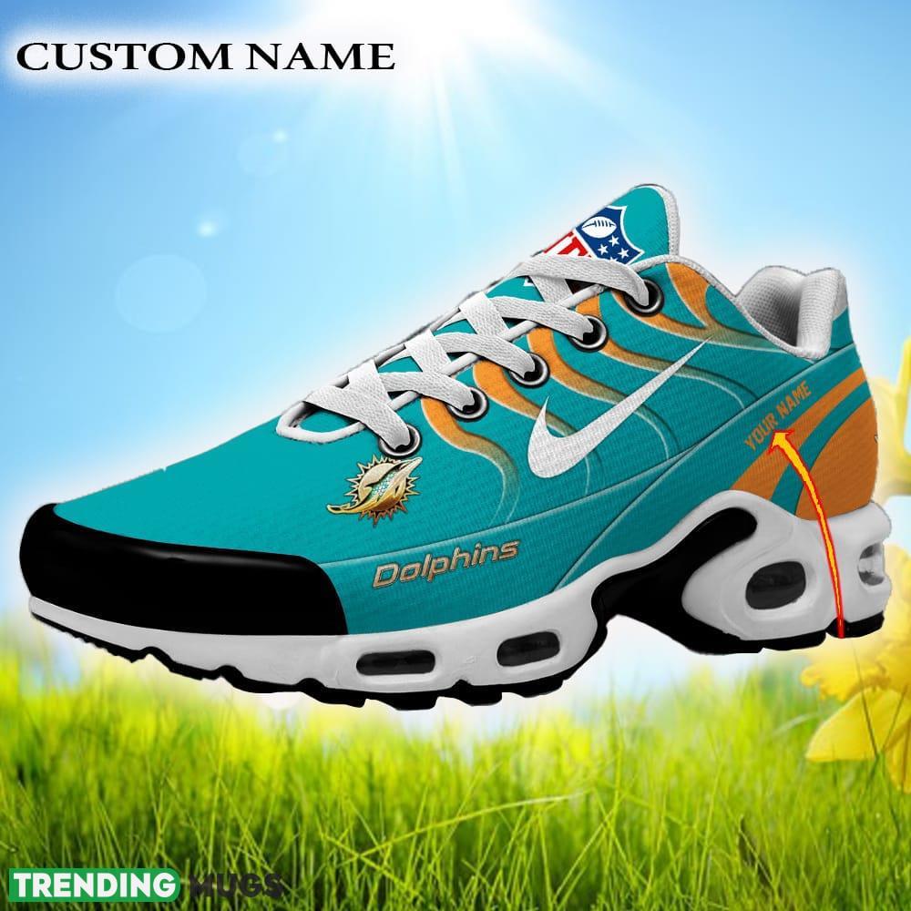 Custom Name Miami Dolphins NFL Teams Custom Name Air Cushion Sports Shoes Exotic New Sneakers For Men Women Gift - Miami Dolphins Air Cushion Sports Shoes Photo 1 Custom Name Miami Dolphins NFL Teams Custom Name Air Cushion Sports Shoes Exotic New Sneakers For Men Women Gift - Miami Dolphins Air Cushion Sports Shoes Photo 1