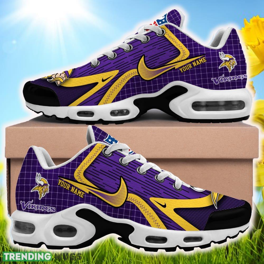Custom Name Minnesota Vikings NFL Teams Custom Name Air Cushion Sports Shoes Surfboard New Sneakers For Men Women Gift Running Shoes Custom Name Minnesota Vikings NFL Teams Custom Name Air Cushion Sports Shoes Surfboard New Sneakers For Men Women Gift Running Shoes