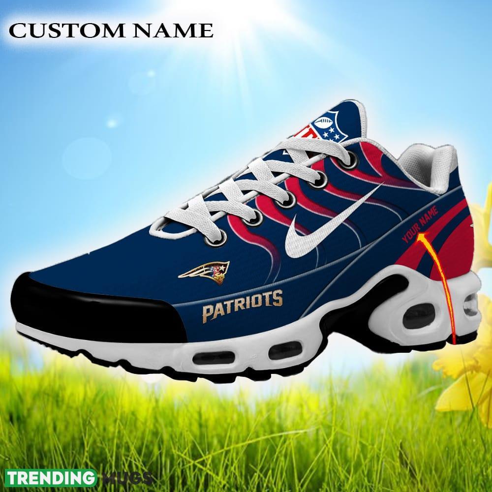 Custom Name New England Patriots NFL Teams Custom Name Air Cushion Sports Shoes Collection New Sneakers For Men Women Gift - New England Patriots Air Cushion Sports Shoes Photo 1 Custom Name New England Patriots NFL Teams Custom Name Air Cushion Sports Shoes Collection New Sneakers For Men Women Gift - New England Patriots Air Cushion Sports Shoes Photo 1