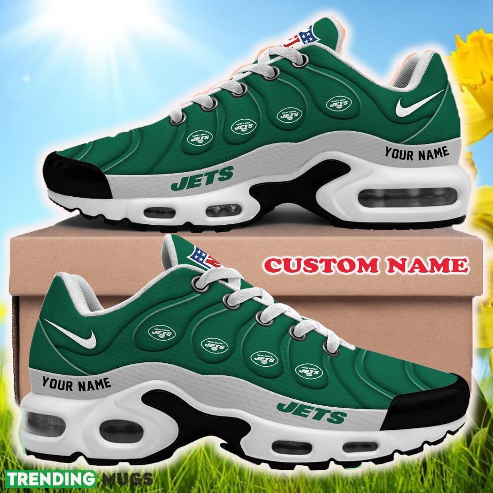 Custom Name New York Jets NFL Air Cushion Sports Shoes Vibrant New Sneakers For Men Women Gift Running Shoes Custom Name New York Jets NFL Air Cushion Sports Shoes Vibrant New Sneakers For Men Women Gift Running Shoes