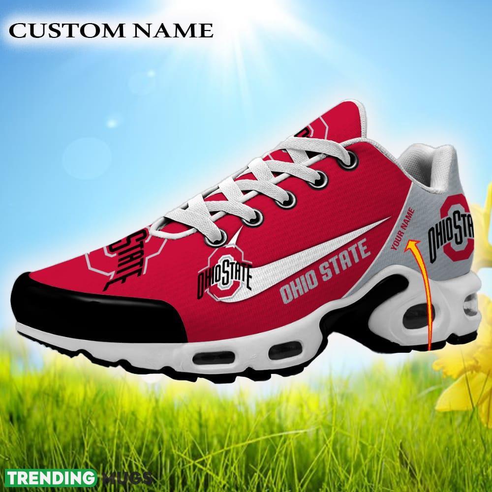 Custom Name Ohio State Buckeyes NCAA Air Cushion Sports Shoes Vintage New Sneakers For Men Women Gift - Ohio State Buckeyes Personalized NCAA Air Cushion Shoes_1 Custom Name Ohio State Buckeyes NCAA Air Cushion Sports Shoes Vintage New Sneakers For Men Women Gift - Ohio State Buckeyes Personalized NCAA Air Cushion Shoes_1