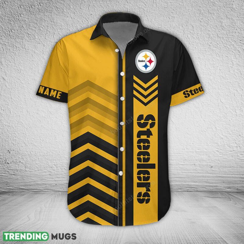 Custom Name Pittsburgh Steelers Vibrant Beach Hawaiian Shirt Men And Women Gift Hawaiian Shirt Custom Name Pittsburgh Steelers Vibrant Beach Hawaiian Shirt Men And Women Gift Hawaiian Shirt