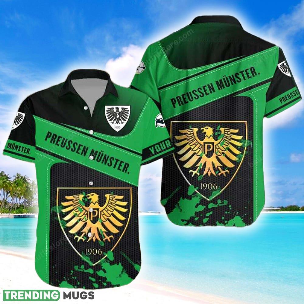 Custom Name Preussen Munster Bright New All Over Print Hawaiian Shirt For Summer - Preussen Munster Hawaiian Shirt Summer_1 Custom Name Preussen Munster Bright New All Over Print Hawaiian Shirt For Summer - Preussen Munster Hawaiian Shirt Summer_1