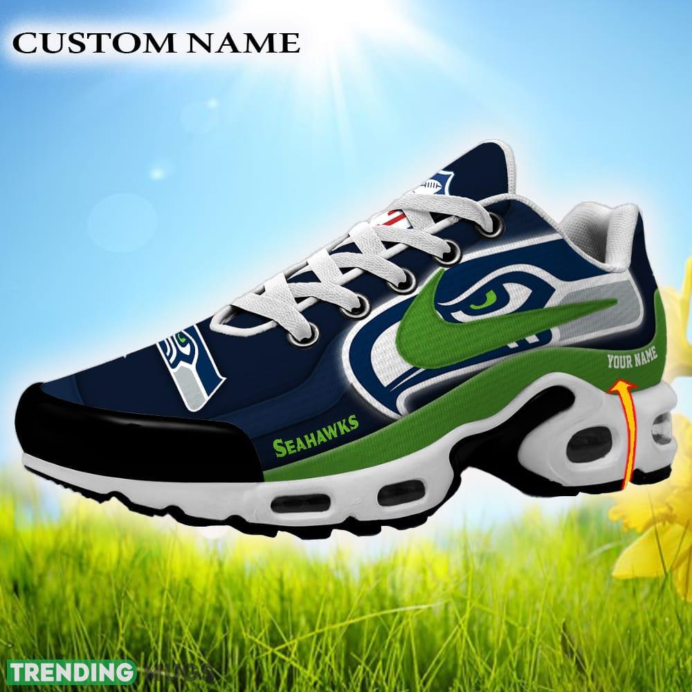 Custom Name Seattle Seahawks NFL Teams Air Cushion Sports Shoes Best New Sneakers For Men Women Gift - Seattle Seahawks NFL Teams Personalized Air Cushion Shoes_1 Custom Name Seattle Seahawks NFL Teams Air Cushion Sports Shoes Best New Sneakers For Men Women Gift - Seattle Seahawks NFL Teams Personalized Air Cushion Shoes_1