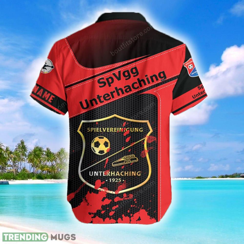 Custom Name SpVgg Unterhaching Retro Aloha Hawaiian Shirt For Summer Hawaiian Shirt Custom Name SpVgg Unterhaching Retro Aloha Hawaiian Shirt For Summer Hawaiian Shirt