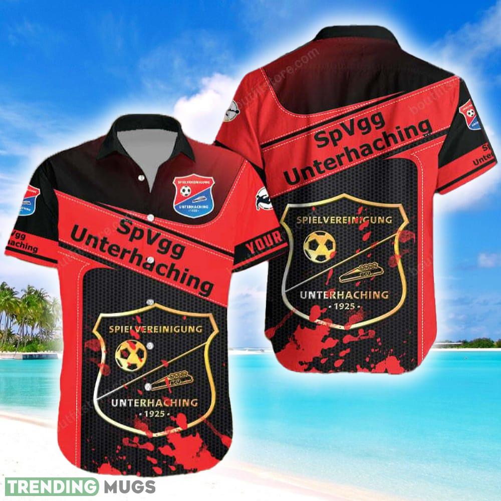 Custom Name SpVgg Unterhaching Retro Aloha Hawaiian Shirt For Summer - SpVgg Unterhaching Hawaiian Shirt Summer_1 Custom Name SpVgg Unterhaching Retro Aloha Hawaiian Shirt For Summer - SpVgg Unterhaching Hawaiian Shirt Summer_1