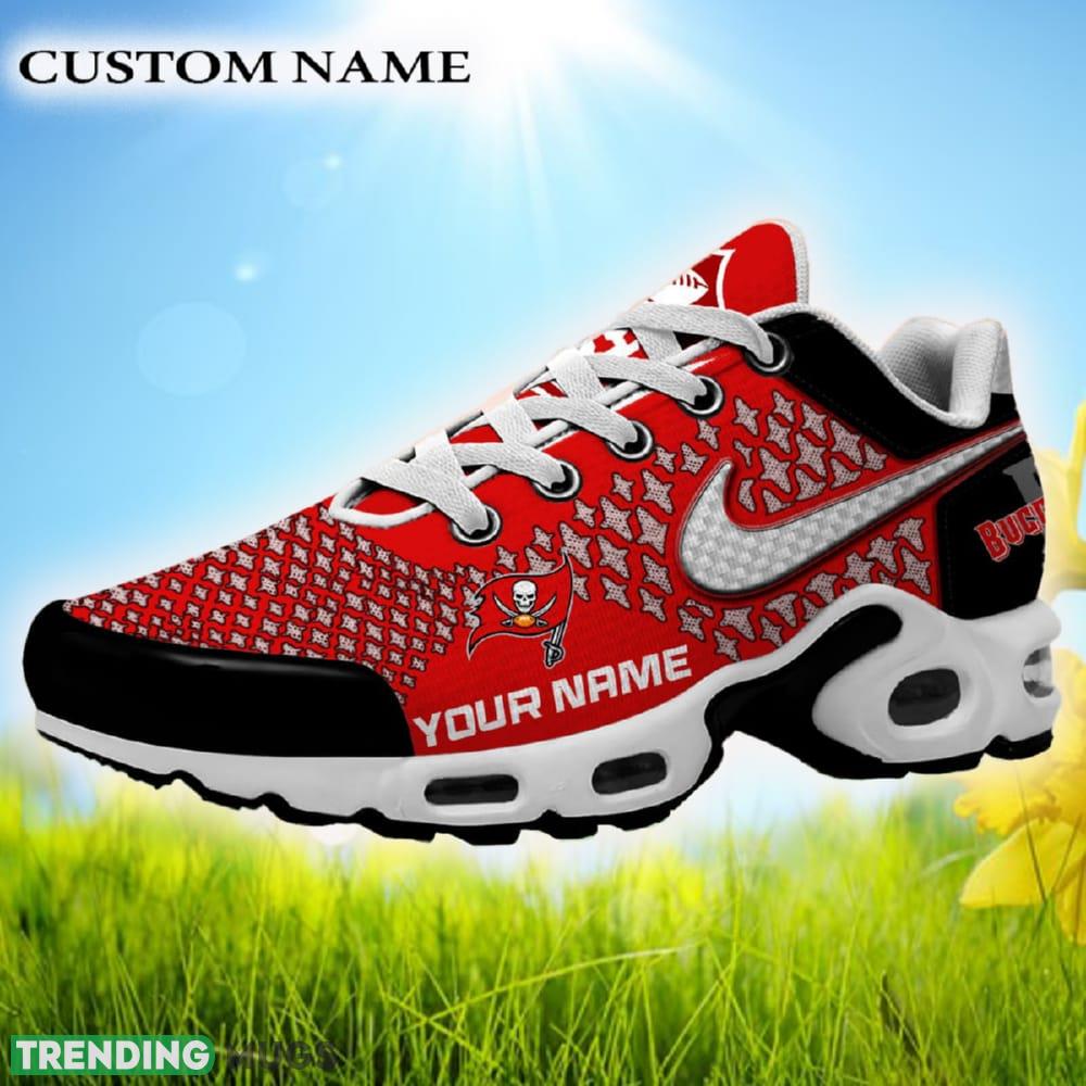 Custom Name Tampa Bay Buccaneers NFL Air Cushion Sports Shoes Handmade New Sneakers For Men Women Gift - Tampa Bay Buccaneers NFL Personalized Air Cushion Shoes_1 Custom Name Tampa Bay Buccaneers NFL Air Cushion Sports Shoes Handmade New Sneakers For Men Women Gift - Tampa Bay Buccaneers NFL Personalized Air Cushion Shoes_1