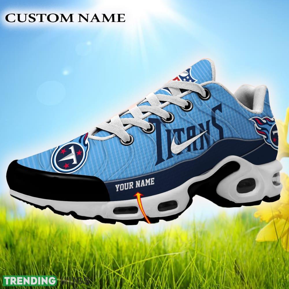 Custom Name Tennessee Titans NFL Air Cushion Sports Shoes Vibrant New Sneakers For Men Women Gift - Tennessee Titans NFL Teams Personalized Air Cushion Shoes_1
