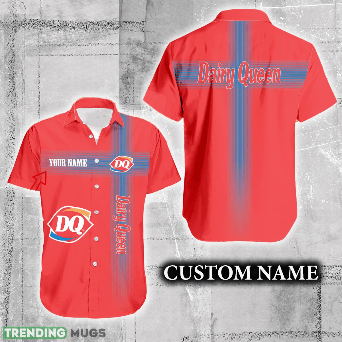 Dairy Queen Logo Brand Hawaiian Shirt Custom Name Trending Summer - Dairy Queen Logo Brand Hawaiian Shirt Custom Name Trending Summer Dairy Queen Logo Brand Hawaiian Shirt Custom Name Trending Summer - Dairy Queen Logo Brand Hawaiian Shirt Custom Name Trending Summer