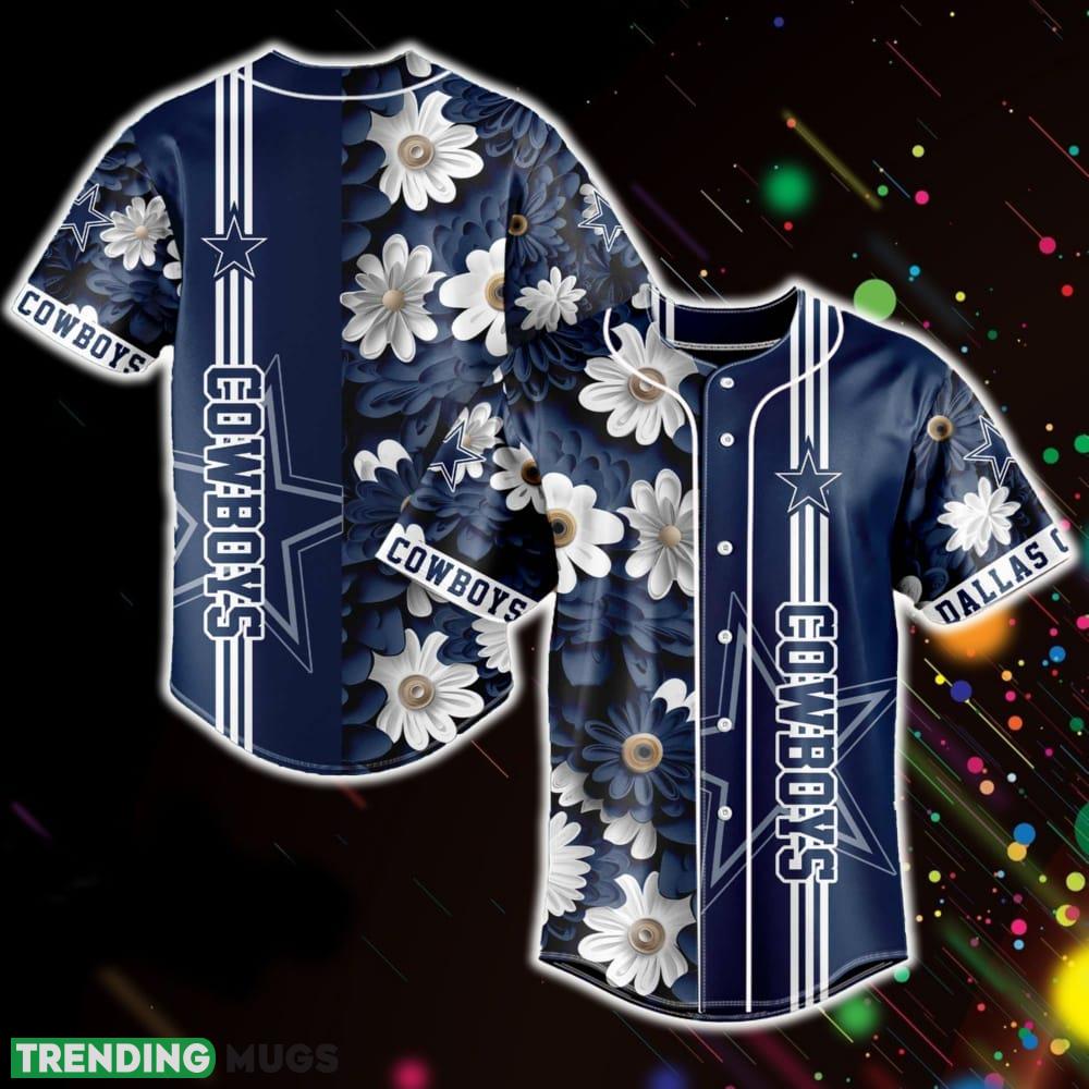 Dallas Cowboys NFL Baseball Jersey Shirt Flowers Pattern Gift For Men Women Fans - Dallas Cowboys NFL Baseball Jersey Shirt Flowers Pattern Gift For Men Women Fans Dallas Cowboys NFL Baseball Jersey Shirt Flowers Pattern Gift For Men Women Fans - Dallas Cowboys NFL Baseball Jersey Shirt Flowers Pattern Gift For Men Women Fans