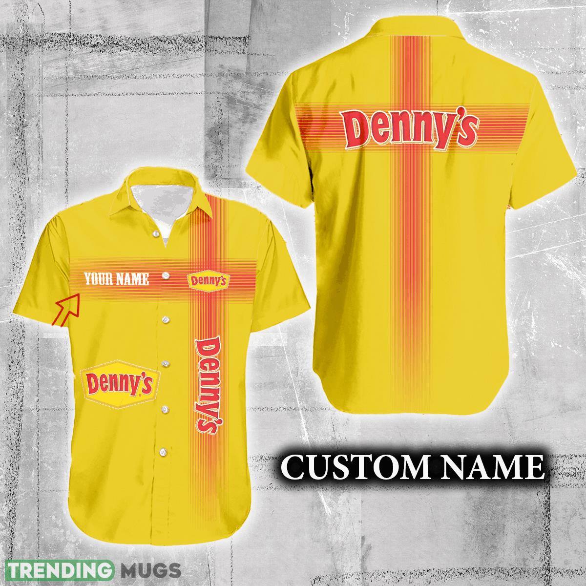 Denny's Logo Brand Hawaiian Shirt Custom Name Trending Summer Hawaiian Shirt Denny's Logo Brand Hawaiian Shirt Custom Name Trending Summer - Denny's Logo Brand Hawaiian Shirt Custom Name Trending Summer