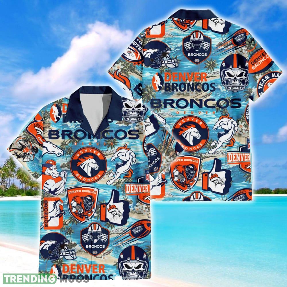 Denver Broncos Hawaiian Shirt Pattern New Style For Men Women Fans Gift Beach - Denver Broncos Hawaiian Shirt_1 Denver Broncos Hawaiian Shirt Pattern New Style For Men Women Fans Gift Beach - Denver Broncos Hawaiian Shirt_1