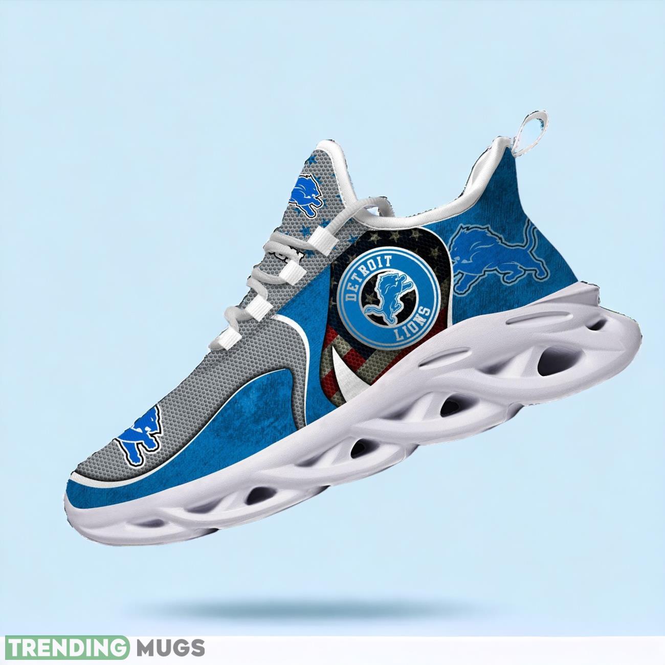 Detroit Lions NFL Sports Clunky Custom Name Max Soul Shoes Max Soul Detroit Lions NFL Sports Clunky Custom Name Max Soul Shoes Max Soul
