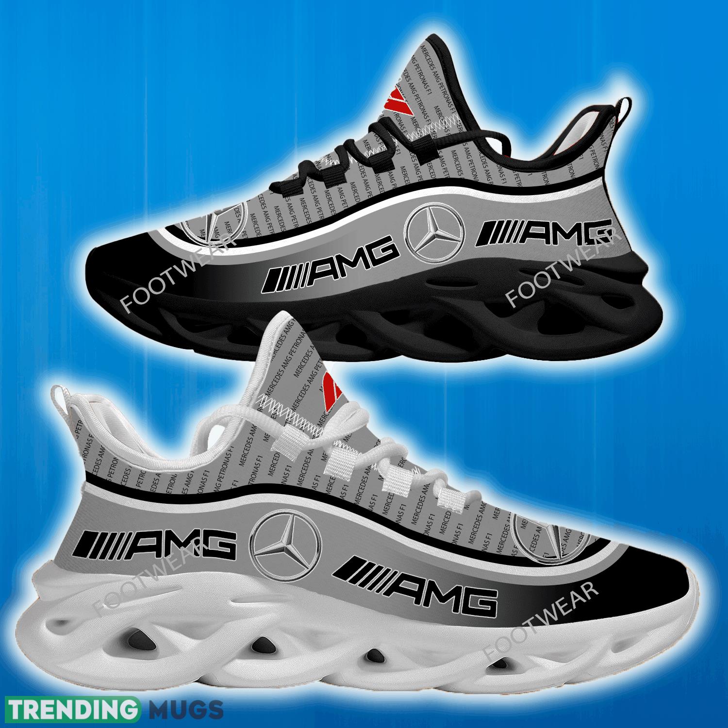 F1 Racing Mercedes AMG PETRONAS F1 Team Logo New Text Max Soul Shoes For Men Women Running Sneaker - F1 Racing Mercedes AMG PETRONAS F1 Team Logo New Text Max Soul Shoes For Men Women Running Sneaker