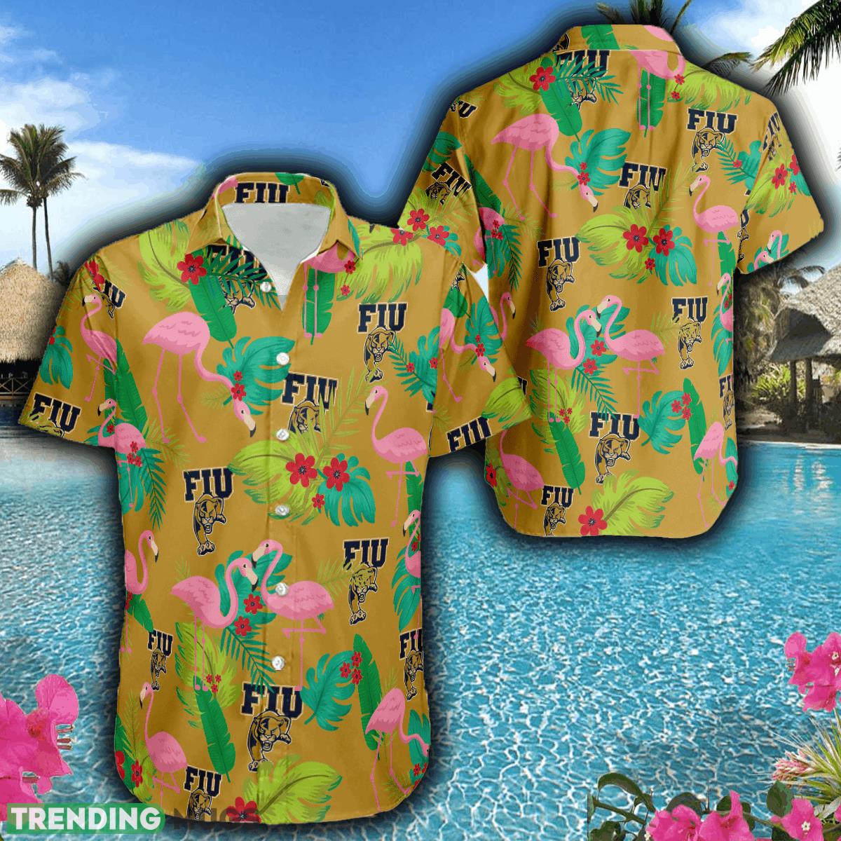 FIU Panthers Football Hawaiian Shirt Flamingo Funny Summer For Men Women - FIU Panthers Football Hawaiian Shirt Flamingo Funny Summer For Men Women FIU Panthers Football Hawaiian Shirt Flamingo Funny Summer For Men Women - FIU Panthers Football Hawaiian Shirt Flamingo Funny Summer For Men Women