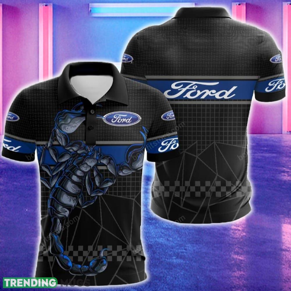 Ford Car 3D Polo Shirt Golf Pattern Scorpion Gift For Men Women Fans - Ford Car 3D Polo Shirt Golf Pattern Scorpion Gift For Men Women Fans Ford Car 3D Polo Shirt Golf Pattern Scorpion Gift For Men Women Fans - Ford Car 3D Polo Shirt Golf Pattern Scorpion Gift For Men Women Fans