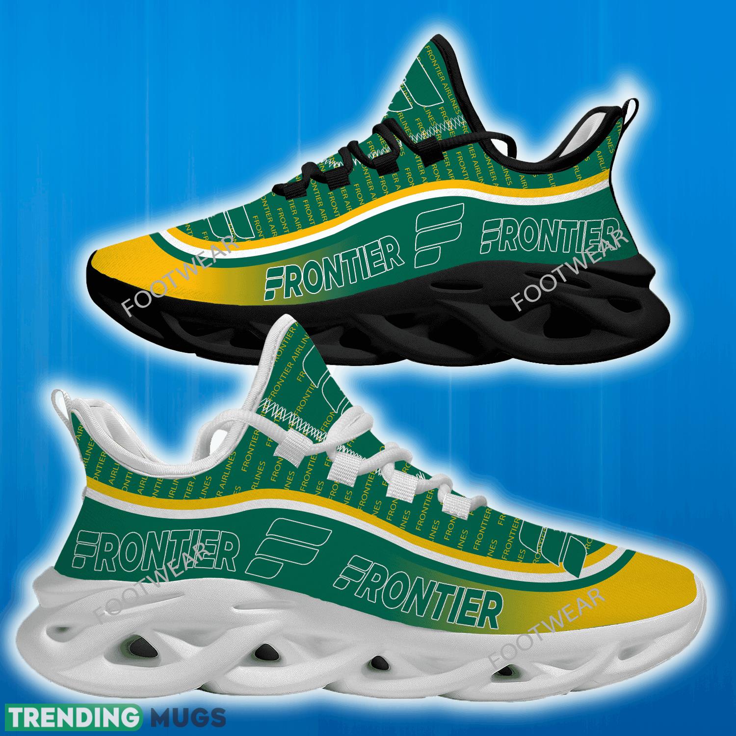 frontier airlines Brand Logo New Text Max Soul Shoes For Men Women Running Sneaker - frontier airlines Brand Logo New Text Max Soul Shoes For Men Women Running Sneaker