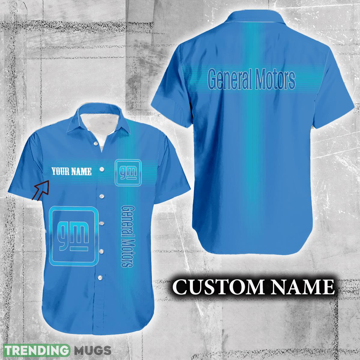 General Motors Logo Brand Hawaiian Shirt Custom Name Trending Summer - General Motors Logo Brand Hawaiian Shirt Custom Name Trending Summer General Motors Logo Brand Hawaiian Shirt Custom Name Trending Summer - General Motors Logo Brand Hawaiian Shirt Custom Name Trending Summer
