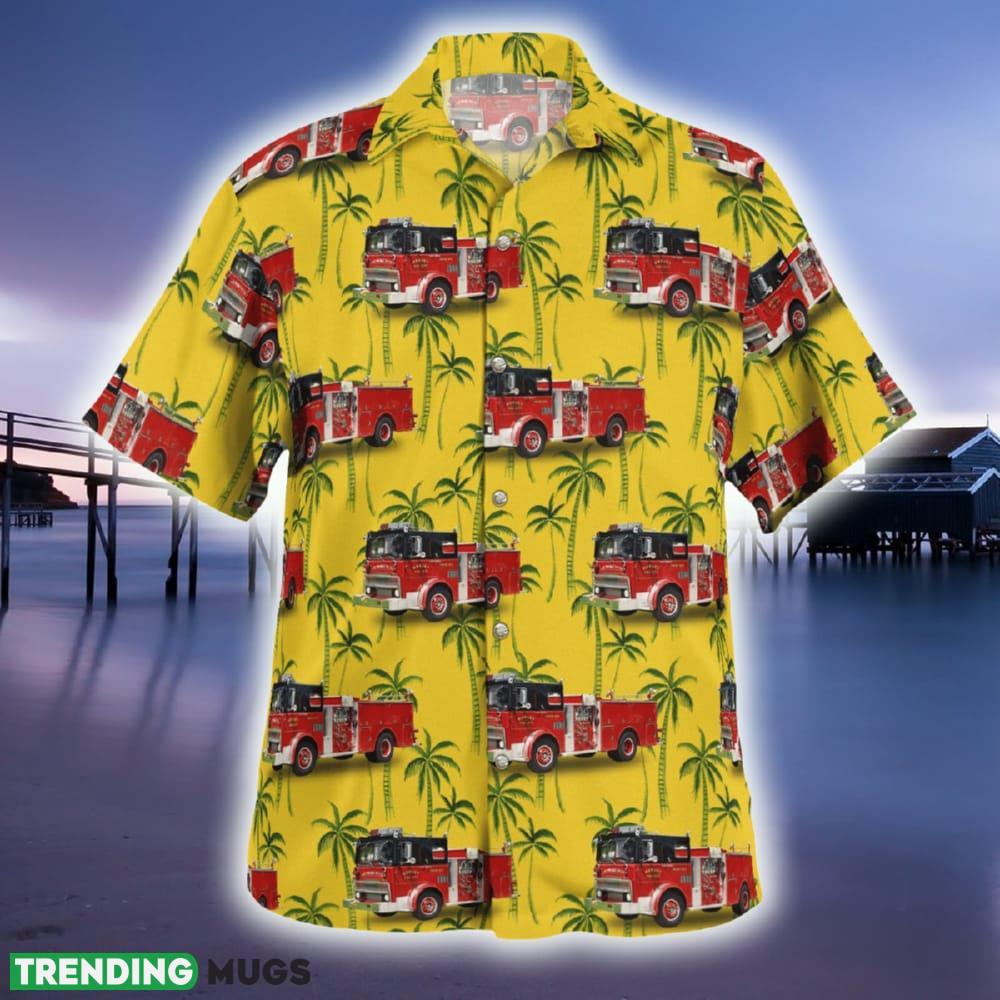 Harvey Illinois Harvey Fire Department Hawaiian Shirt Contemporary For Summer - Harvey Illinois Harvey Fire Department Hawaiian Shirt_2