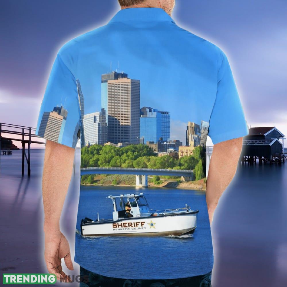 Hennepin County Sheriff 26 Foot Patrol and Rescue Boat Minneapolis Minnesota Hawaiian Shirt Hawaiian Shirt Hennepin County Sheriff 26 Foot Patrol and Rescue Boat Minneapolis Minnesota Hawaiian Shirt Hawaiian Shirt