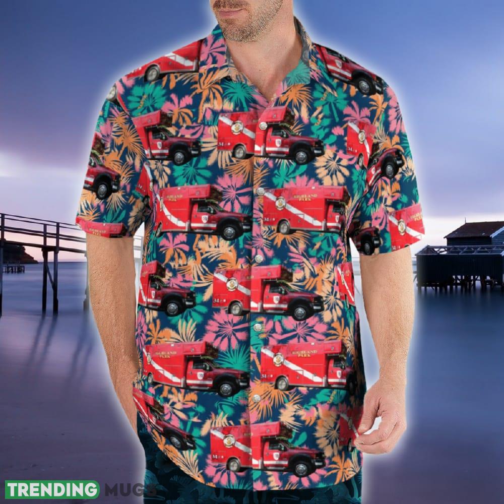 Highland Park Firefighters Association Illinois Hawaiian Shirt Hawaiian Shirt Highland Park Firefighters Association Illinois Hawaiian Shirt Hawaiian Shirt