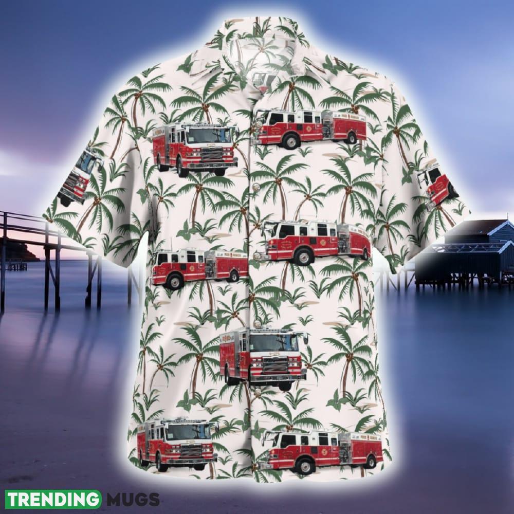 Hillburn Fire Department Hillburn New York Hawaiian Shirt Affordable For Summer - Hillburn Fire Department Hillburn New York Hawaiian Shirt_2