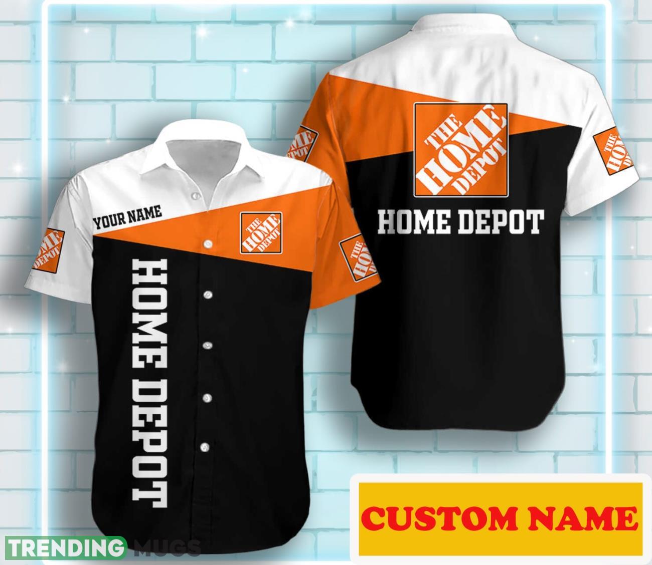 Home Depot Hawaiian Shirt Custom Name Dynamic Style For Men Women Product Photo 1