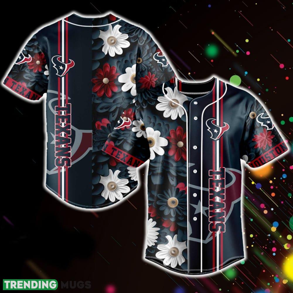 Houston Texans NFL Baseball Jersey Shirt Flowers Pattern Gift For Men Women Fans - Houston Texans NFL Baseball Jersey Shirt Flowers Pattern Gift For Men Women Fans Houston Texans NFL Baseball Jersey Shirt Flowers Pattern Gift For Men Women Fans - Houston Texans NFL Baseball Jersey Shirt Flowers Pattern Gift For Men Women Fans