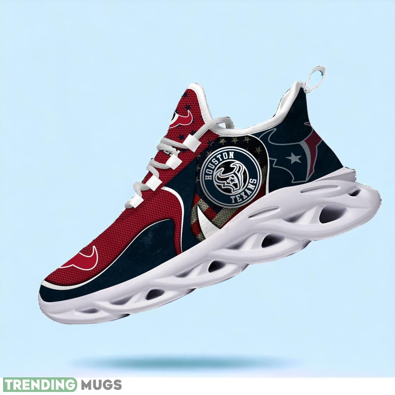 Houston Texans NFL Sports Clunky Custom Name Max Soul Shoes Max Soul Houston Texans NFL Sports Clunky Custom Name Max Soul Shoes Max Soul