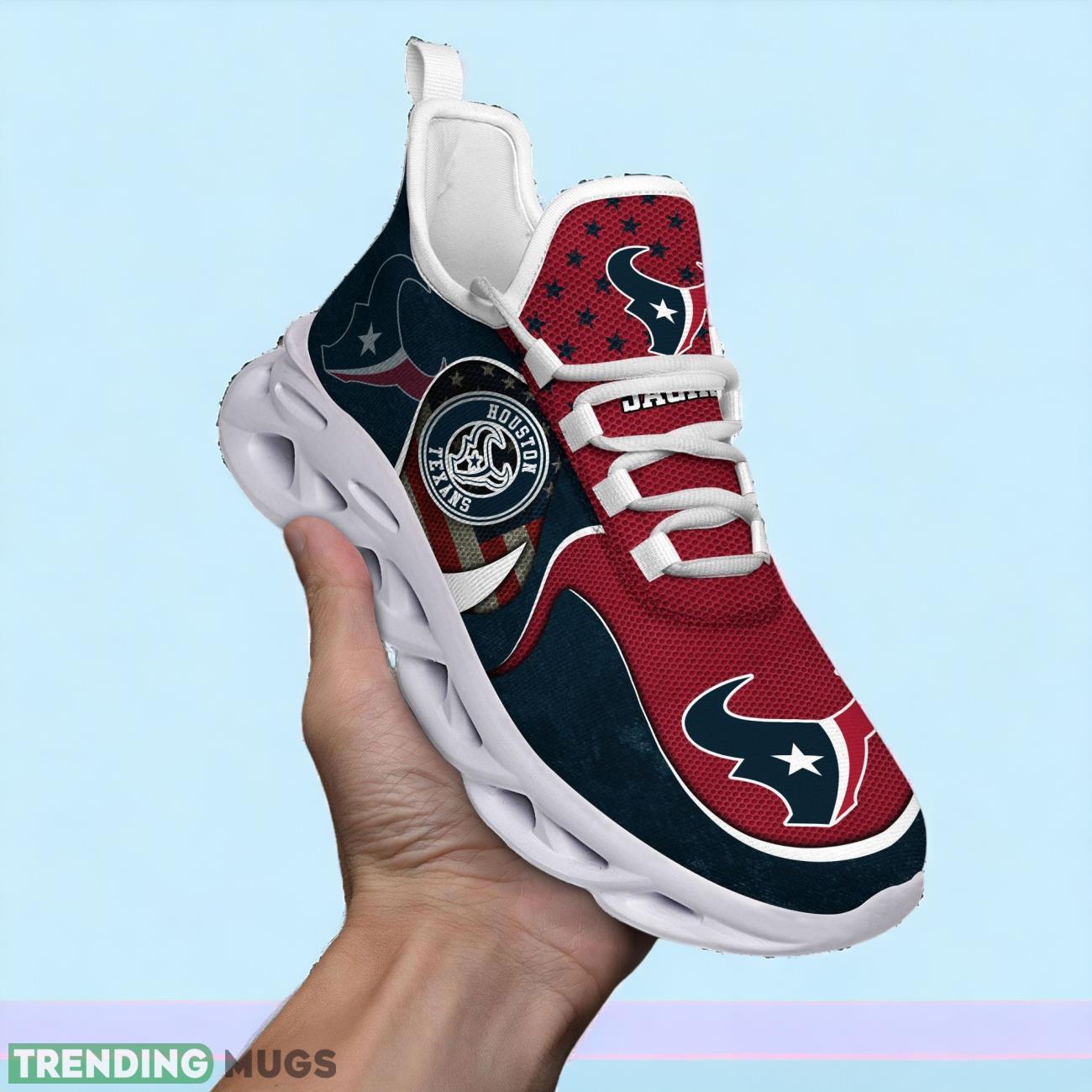 Houston Texans NFL Sports Clunky Custom Name Max Soul Shoes Product Photo 1 Houston Texans NFL Sports Clunky Custom Name Max Soul Shoes Product Photo 1