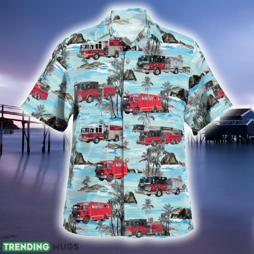 Hudson New York City of Hudson Fire Department Hawaiian Shirt Colorful For Summer - Hudson New York City of Hudson Fire Department Hawaiian Shirt_2 Hudson New York City of Hudson Fire Department Hawaiian Shirt Colorful For Summer - Hudson New York City of Hudson Fire Department Hawaiian Shirt_2