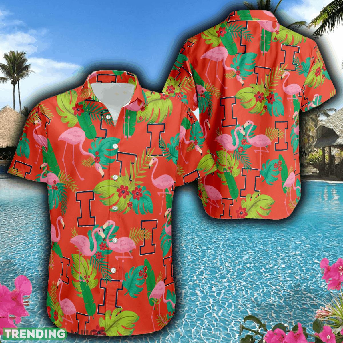 Illinois Fighting Illini Football Hawaiian Shirt Flamingo Funny Summer For Men Women - Illinois Fighting Illini Football Hawaiian Shirt Flamingo Funny Summer For Men Women Illinois Fighting Illini Football Hawaiian Shirt Flamingo Funny Summer For Men Women - Illinois Fighting Illini Football Hawaiian Shirt Flamingo Funny Summer For Men Women