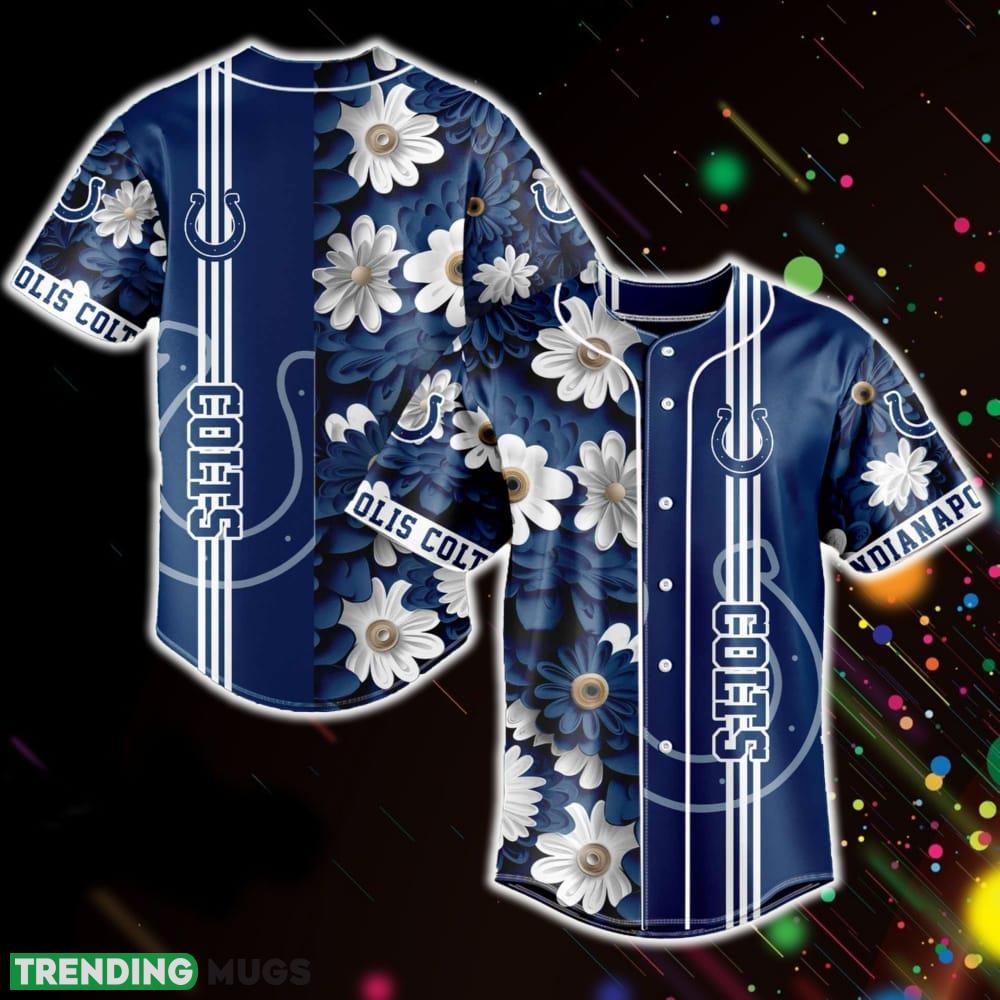 Indianapolis Colts NFL Baseball Jersey Shirt Flowers Pattern Gift For Men Women Fans - Indianapolis Colts NFL Baseball Jersey Shirt Flowers Pattern Gift For Men Women Fans Indianapolis Colts NFL Baseball Jersey Shirt Flowers Pattern Gift For Men Women Fans - Indianapolis Colts NFL Baseball Jersey Shirt Flowers Pattern Gift For Men Women Fans